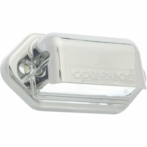 Optronics 2-Led Mini Chrome Plated License Light LPL31CB